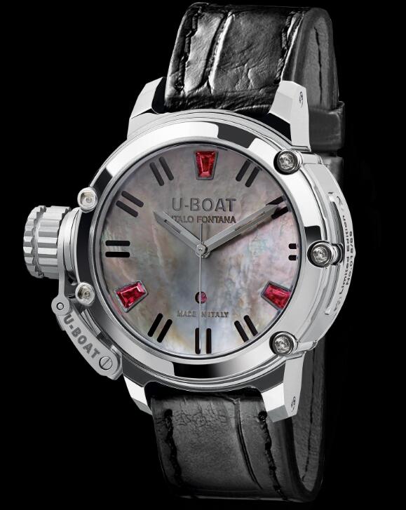 Review Replica U-Boat Chimera SS Ruby Mother of Pearl 8017 watch